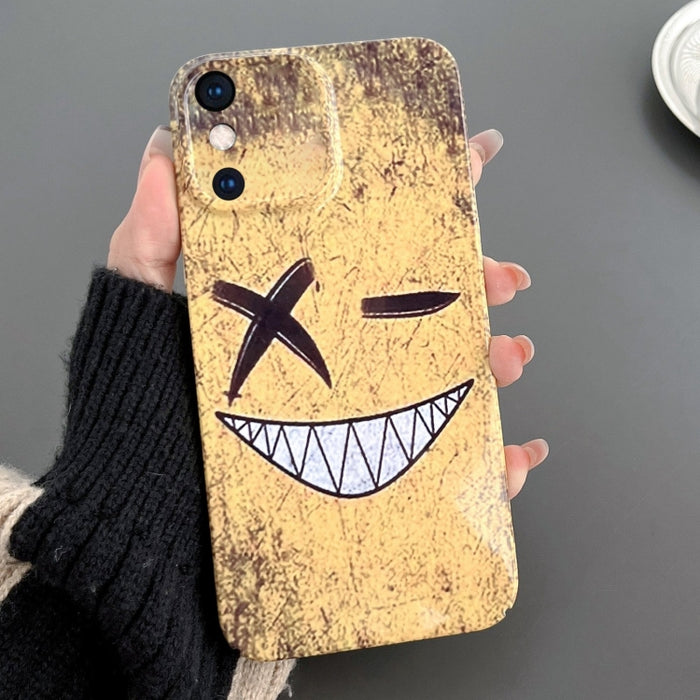 Estuche para teléfono PC con orificio preciso y patrón pintado, For iPhone X / XS, For iPhone XR, For iPhone XS Max