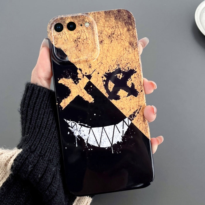 Estuche para teléfono PC con orificio preciso y patrón pintado, For iPhone 8 Plus / 7 Plus