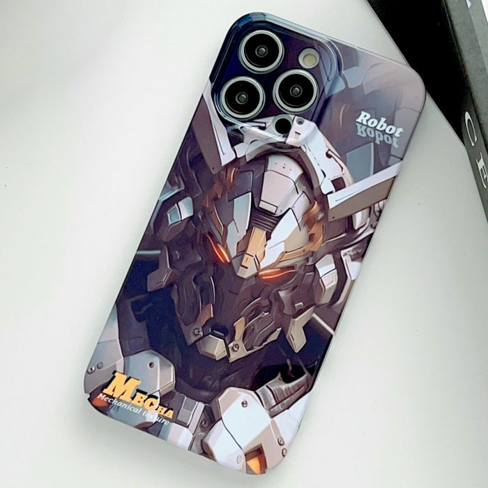 Estuche para teléfono PC con orificio preciso y patrón pintado, For iPhone 15 Pro Max, For iPhone 15 Pro, For iPhone 15 Plus