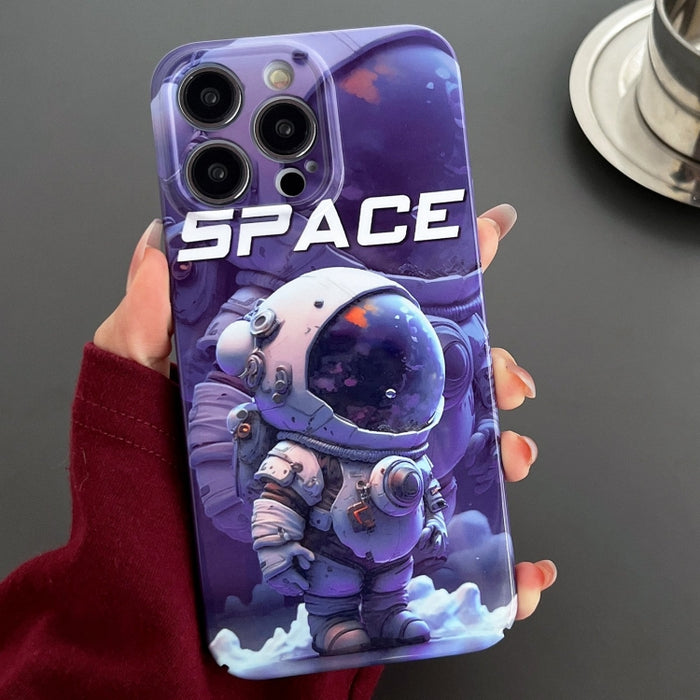 Estuche para teléfono PC con orificio preciso y patrón pintado, For iPhone 15 Pro Max, For iPhone 15 Pro, For iPhone 15 Plus
