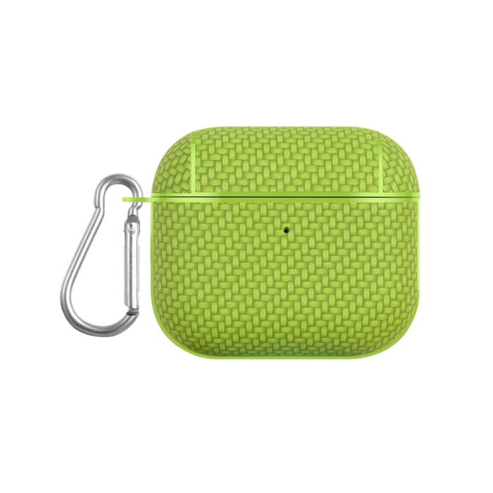 Estuche protector para auriculares con textura de piel tejida PC TWS, For AirPods Pro 2, For AirPods 3, For AirPods Pro, For AirPods 1 / 2