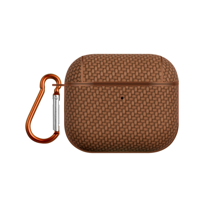 Estuche protector para auriculares con textura de piel tejida PC TWS, For AirPods Pro 2, For AirPods 3, For AirPods Pro, For AirPods 1 / 2