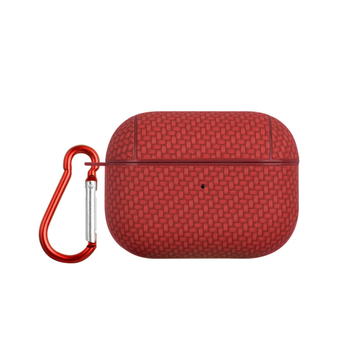 Estuche protector para auriculares con textura de piel tejida PC TWS, For AirPods Pro 2, For AirPods 3, For AirPods Pro, For AirPods 1 / 2