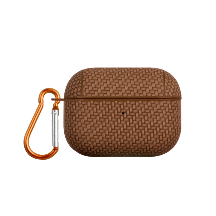 Estuche protector para auriculares con textura de piel tejida PC TWS, For AirPods Pro 2, For AirPods 3, For AirPods Pro, For AirPods 1 / 2