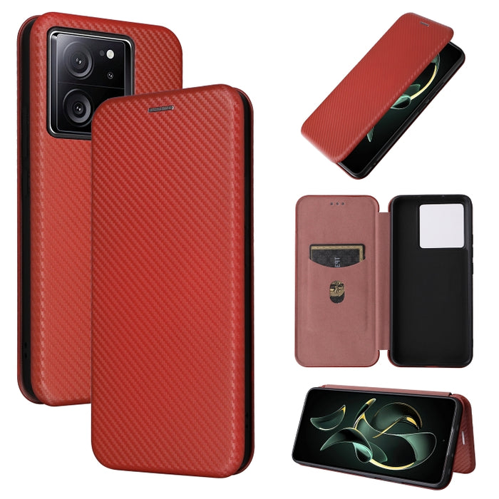 Funda de cuero con textura de fibra de carbono para teléfono, For Xiaomi Redmi Note 13 Pro / M6 Pro 4G, For Xiaomi Redmi A3 4G, For Xiaomi Redmi Note 13 4G, For Xiaomi Redmi 13C 5G / 4G, For Xiaomi Redmi K70E 5G, For Xiaomi 14 Pro, For Xiaomi 14       ...