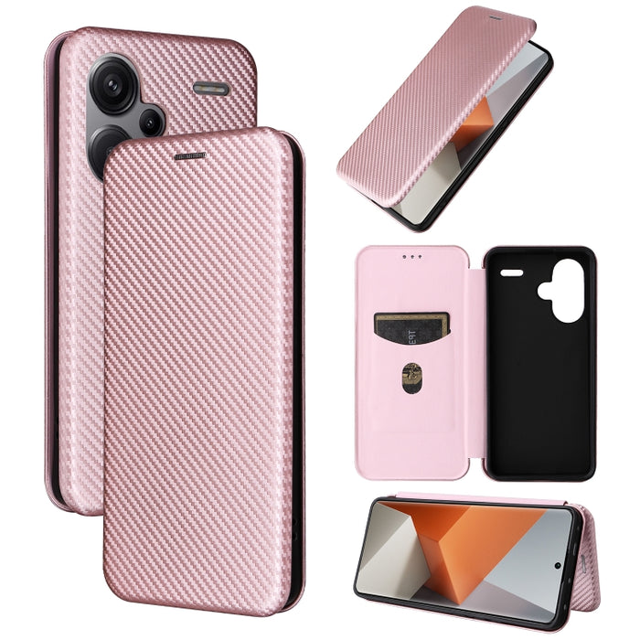 Funda de cuero con textura de fibra de carbono para teléfono, For Xiaomi Redmi Note 13 Pro / M6 Pro 4G, For Xiaomi Redmi A3 4G, For Xiaomi Redmi Note 13 4G, For Xiaomi Redmi 13C 5G / 4G, For Xiaomi Redmi K70E 5G, For Xiaomi 14 Pro, For Xiaomi 14       ...