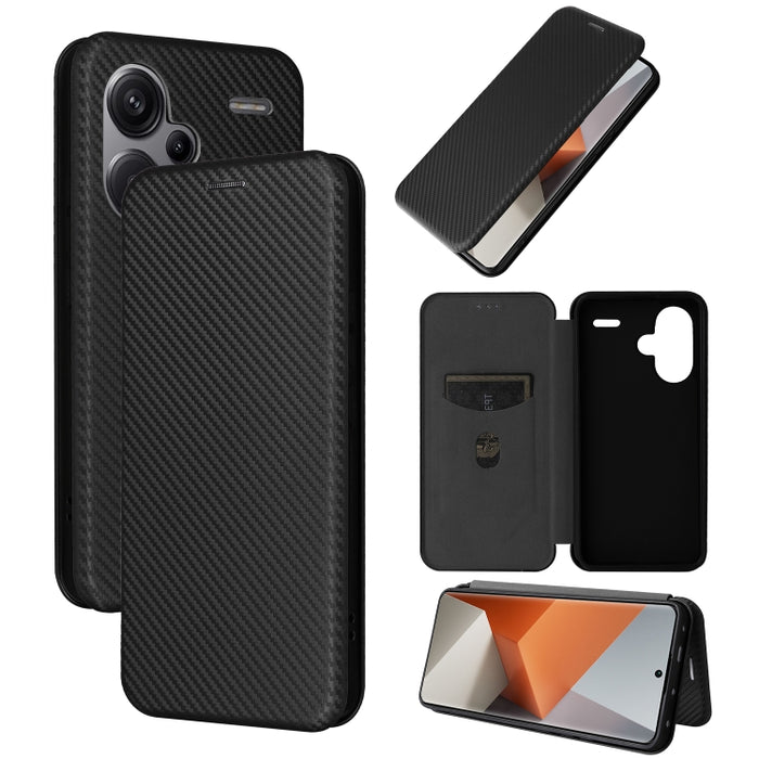 Funda de cuero con textura de fibra de carbono para teléfono, For Xiaomi Redmi Note 13 Pro / M6 Pro 4G, For Xiaomi Redmi A3 4G, For Xiaomi Redmi Note 13 4G, For Xiaomi Redmi 13C 5G / 4G, For Xiaomi Redmi K70E 5G, For Xiaomi 14 Pro, For Xiaomi 14       ...