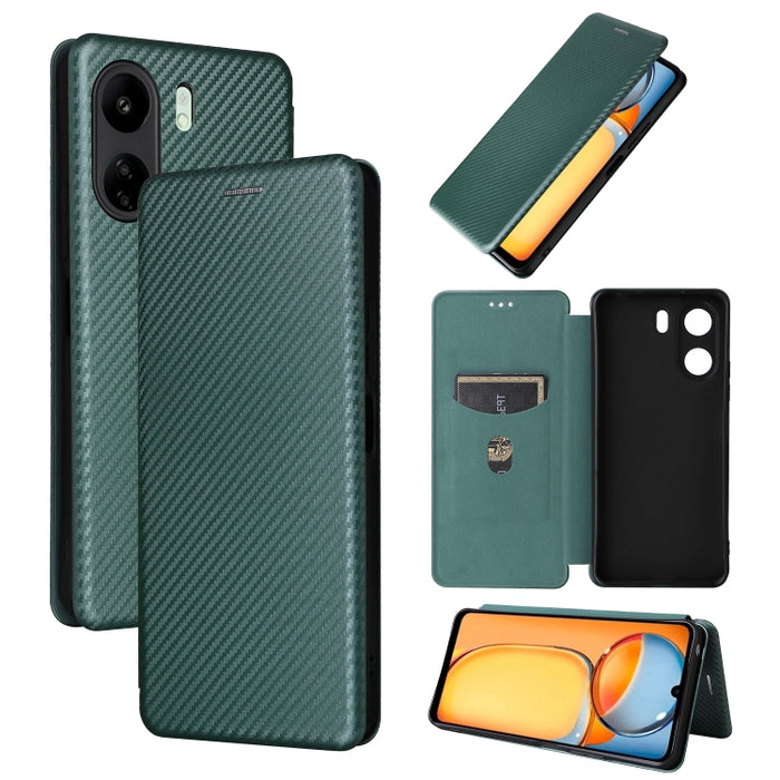 Funda de cuero con textura de fibra de carbono para teléfono, For Xiaomi Redmi Note 13 Pro / M6 Pro 4G, For Xiaomi Redmi A3 4G, For Xiaomi Redmi Note 13 4G, For Xiaomi Redmi 13C 5G / 4G, For Xiaomi Redmi K70E 5G, For Xiaomi 14 Pro, For Xiaomi 14       ...