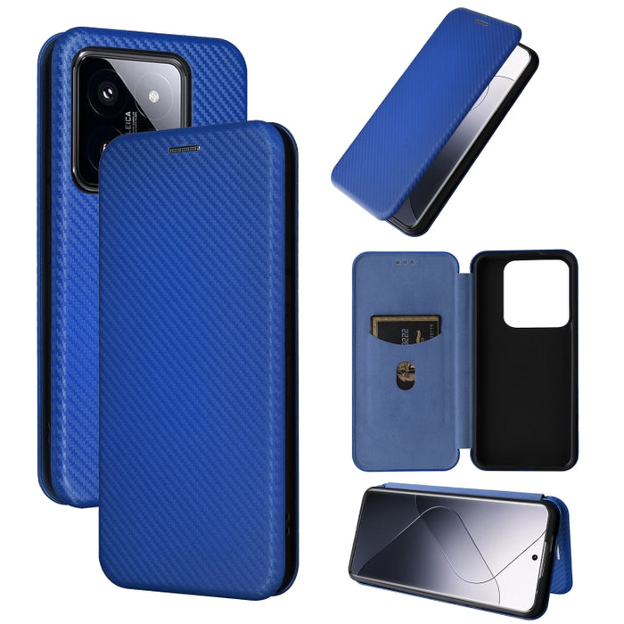 Funda de cuero con textura de fibra de carbono para teléfono, For Xiaomi Redmi Note 13 Pro / M6 Pro 4G, For Xiaomi Redmi A3 4G, For Xiaomi Redmi Note 13 4G, For Xiaomi Redmi 13C 5G / 4G, For Xiaomi Redmi K70E 5G, For Xiaomi 14 Pro, For Xiaomi 14       ...