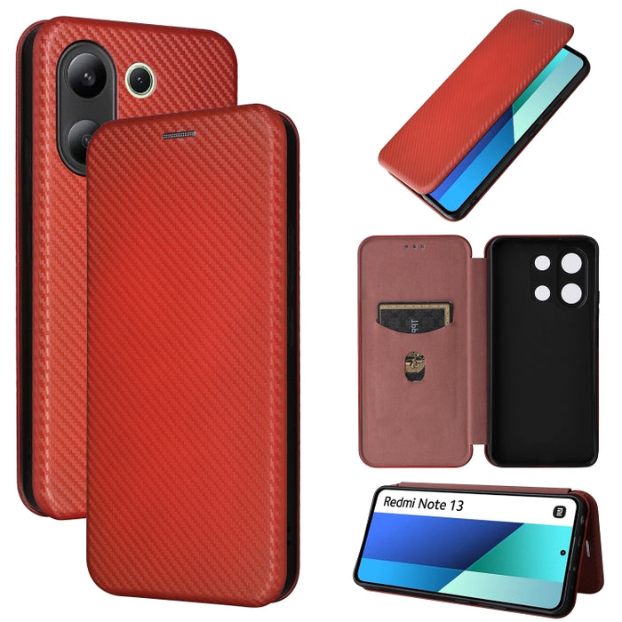 Funda de cuero con textura de fibra de carbono para teléfono, For Xiaomi Redmi Note 13 Pro / M6 Pro 4G, For Xiaomi Redmi A3 4G, For Xiaomi Redmi Note 13 4G, For Xiaomi Redmi 13C 5G / 4G, For Xiaomi Redmi K70E 5G, For Xiaomi 14 Pro, For Xiaomi 14       ...