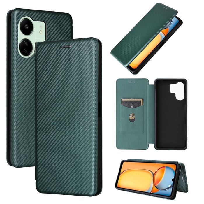 Funda de cuero con textura de fibra de carbono para teléfono, For Xiaomi Redmi Note 13 Pro / M6 Pro 4G, For Xiaomi Redmi A3 4G, For Xiaomi Redmi Note 13 4G, For Xiaomi Redmi 13C 5G / 4G, For Xiaomi Redmi K70E 5G, For Xiaomi 14 Pro, For Xiaomi 14       ...
