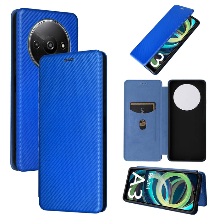 Funda de cuero con textura de fibra de carbono para teléfono, For Xiaomi Redmi Note 13 Pro / M6 Pro 4G, For Xiaomi Redmi A3 4G, For Xiaomi Redmi Note 13 4G, For Xiaomi Redmi 13C 5G / 4G, For Xiaomi Redmi K70E 5G, For Xiaomi 14 Pro, For Xiaomi 14       ...