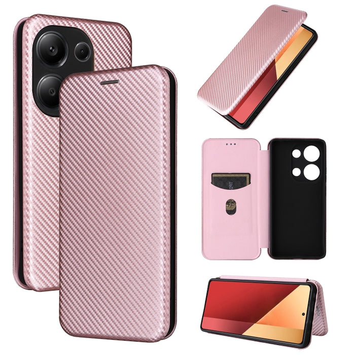 Funda de cuero con textura de fibra de carbono para teléfono, For Xiaomi Redmi Note 13 Pro / M6 Pro 4G, For Xiaomi Redmi A3 4G, For Xiaomi Redmi Note 13 4G, For Xiaomi Redmi 13C 5G / 4G, For Xiaomi Redmi K70E 5G, For Xiaomi 14 Pro, For Xiaomi 14       ...