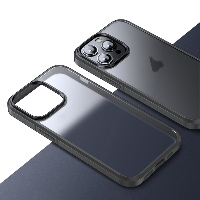 Estuche para teléfono de PC rígido de TPU mate Ice-Crystal, For iPhone 15 Pro Max, For iPhone 15 Pro, For iPhone 15 Plus, For iPhone 15