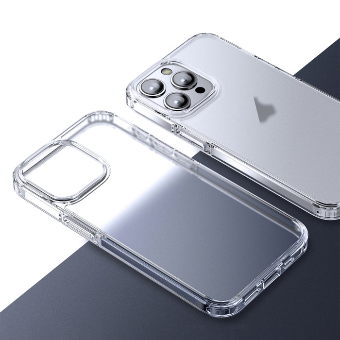 Estuche para teléfono de PC rígido de TPU mate Ice-Crystal, For iPhone 15 Pro Max, For iPhone 15 Pro, For iPhone 15 Plus, For iPhone 15