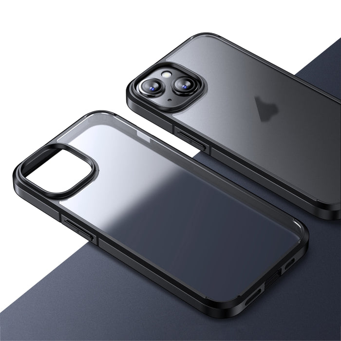 Estuche para teléfono de PC rígido de TPU mate Ice-Crystal, For iPhone 15 Pro Max, For iPhone 15 Pro, For iPhone 15 Plus, For iPhone 15