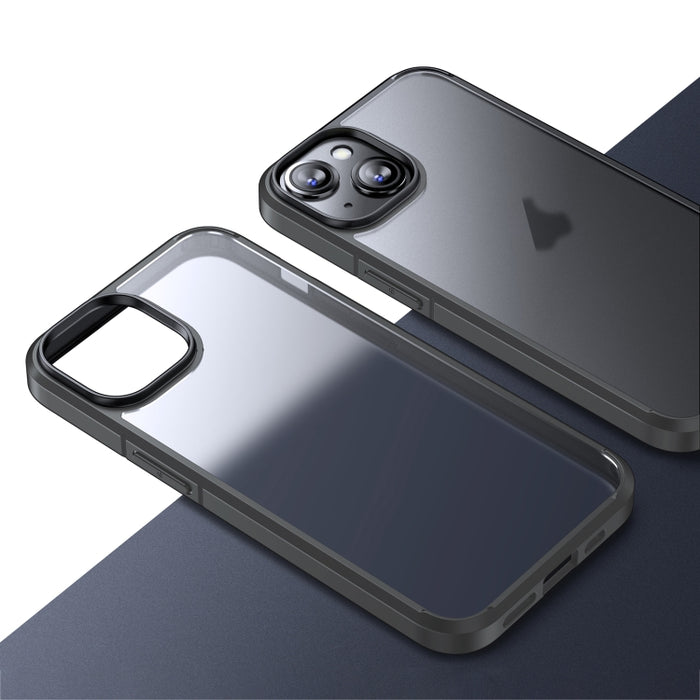 Estuche para teléfono de PC rígido de TPU mate Ice-Crystal, For iPhone 15 Pro Max, For iPhone 15 Pro, For iPhone 15 Plus, For iPhone 15