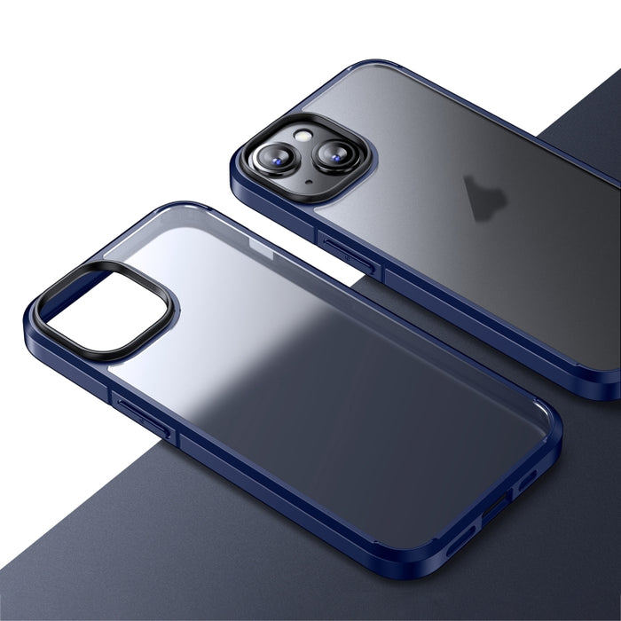 Estuche para teléfono de PC rígido de TPU mate Ice-Crystal, For iPhone 15 Pro Max, For iPhone 15 Pro, For iPhone 15 Plus, For iPhone 15