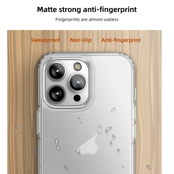 Estuche para teléfono de PC rígido de TPU mate Ice-Crystal, For iPhone 15 Pro Max, For iPhone 15 Pro, For iPhone 15 Plus, For iPhone 15