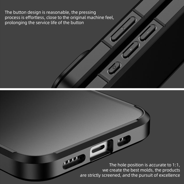 Estuche para teléfono de PC rígido de TPU mate Ice-Crystal, For iPhone 15 Pro Max, For iPhone 15 Pro, For iPhone 15 Plus, For iPhone 15