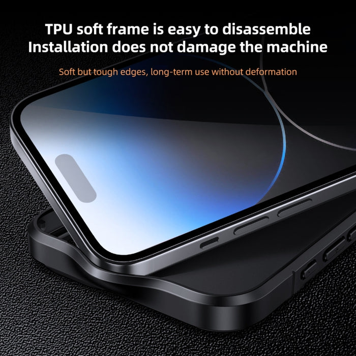 Funda transparente para teléfono PC + TPU con cristal de hielo, For iPhone 15 Pro Max, For iPhone 15 Pro, For iPhone 15 Plus, For iPhone 15