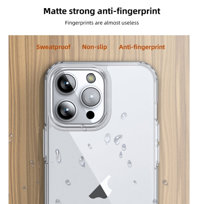Funda transparente para teléfono PC + TPU con cristal de hielo, For iPhone 15 Pro Max, For iPhone 15 Pro, For iPhone 15 Plus, For iPhone 15