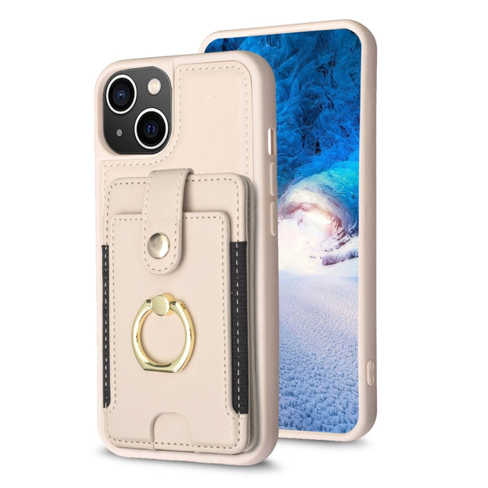 Estuche para teléfono con soporte para tarjeta y anillo de metal BF27, For iPhone 11 Pro Max, For iPhone 11, For iPhone 11 Pro, For iPhone X / XS, For iPhone XR, For iPhone XS Max, For iPhone 8 Plus / 7 Plus