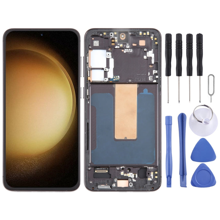 Pantalla LCD OLED para montaje completo de digitalizador con marco