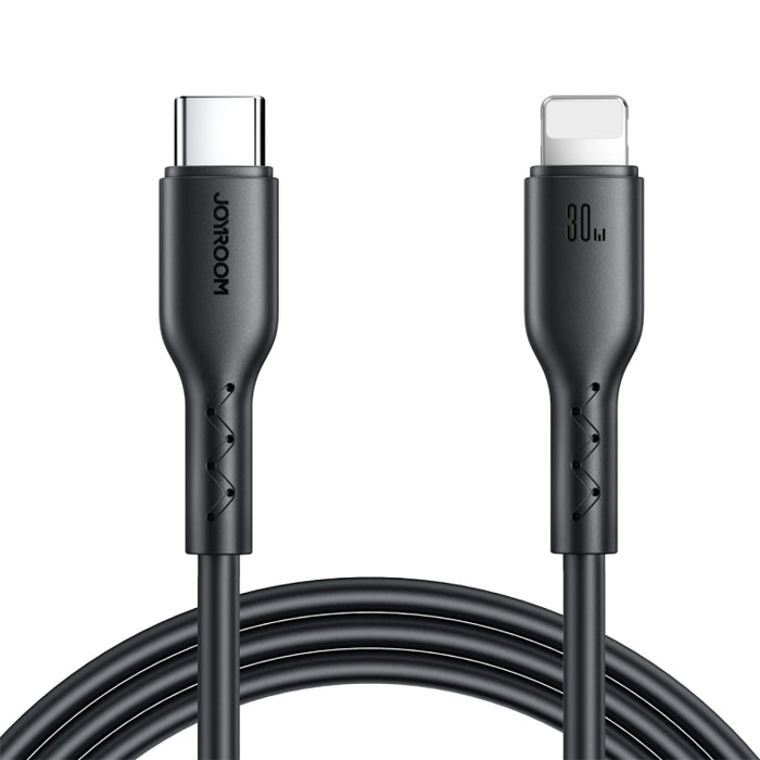 JOYROOM SA26-CL3 Flash Charge Series 30W USB-C / Type-C a cable de datos de carga rápida de 8 pines, 1m, 2m, 3m