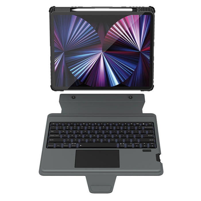 Nillkin Bumper Combo Keyboard Case con retroiluminación, For iPad Pro 13 2024, For iPad Pro 11 2024, For iPad Pro 12.9 2020/2021/2022, For iPad Air 2020 10.9/Air 2022 10.9/Pro 11, For iPad 10th Gen 10.9 2022, For iPad 10.2 2019/2020/2021