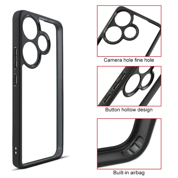 TPU esmerilado + caja de teléfono transparente para PC, For Xiaomi Redmi Turbo 3, For Xiaomi Redmi Note 13 Pro 4G, For Xiaomi Redmi Note 13 4G, For Xiaomi 14 Ultra, For Xiaomi 14, For Xiaomi Redmi Note 13 5G, For Xiaomi Redmi Note 13 Pro+              ...