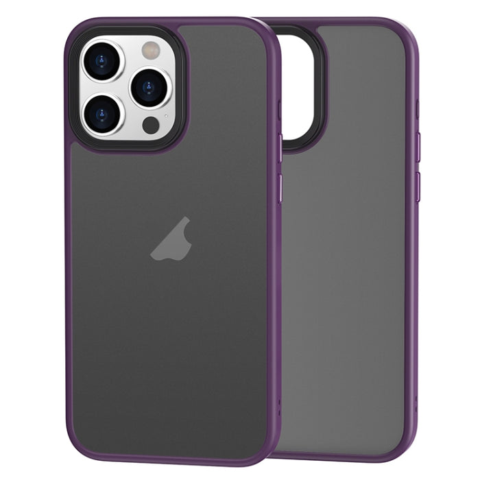 Caja del teléfono de la PC antihuellas dactilares microesmerilada de la serie Brilliant, For iPhone 15 Pro Max, For iPhone 15 Pro, For iPhone 15 Plus, For iPhone 15