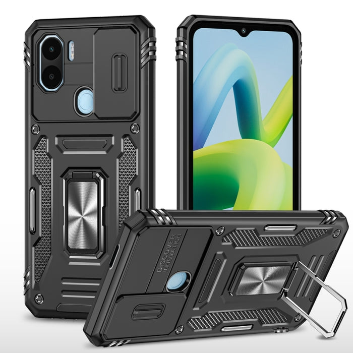 Armor PC + TPU Funda protectora para teléfono con cámara, For Xiaomi Redmi Note 12 Pro 5G Global, For Xiaomi Redmi Note 12 5G Global, For Xiaomi Redmi A1