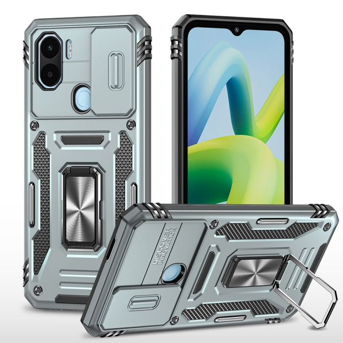 Armor PC + TPU Funda protectora para teléfono con cámara, For Xiaomi Redmi Note 12 Pro 5G Global, For Xiaomi Redmi Note 12 5G Global, For Xiaomi Redmi A1