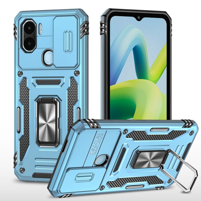 Armor PC + TPU Funda protectora para teléfono con cámara, For Xiaomi Redmi Note 12 Pro 5G Global, For Xiaomi Redmi Note 12 5G Global, For Xiaomi Redmi A1