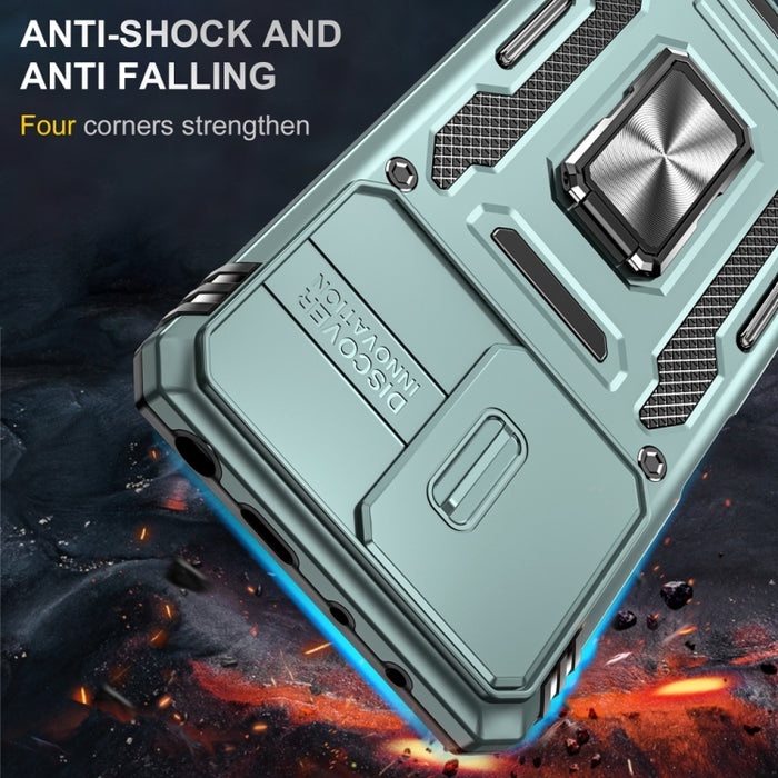 Armor PC + TPU Funda protectora para teléfono con cámara, For Xiaomi Redmi Note 12 Pro 5G Global, For Xiaomi Redmi Note 12 5G Global, For Xiaomi Redmi A1