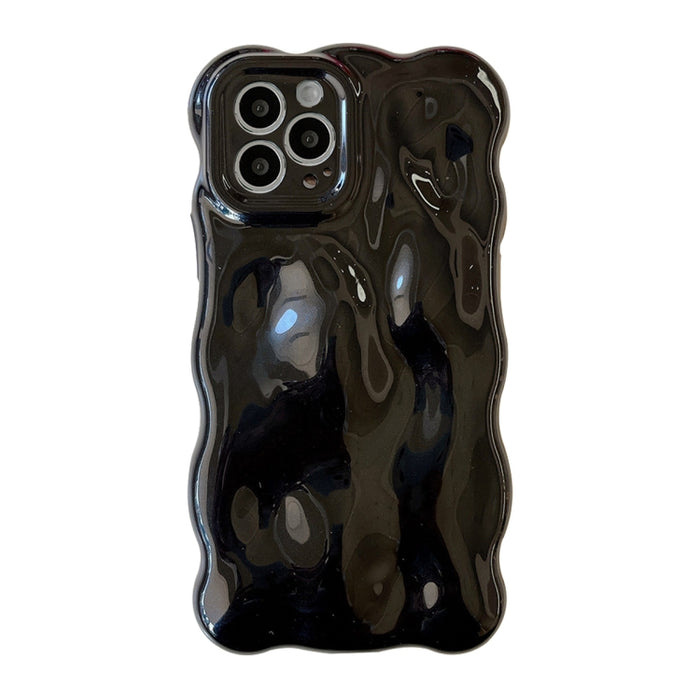 Estuche para teléfono Wave BubblesTPU, For iPhone 13 Pro Max, For iPhone 13 Pro, For iPhone 13, For iPhone 12, For iPhone 12 Pro Max