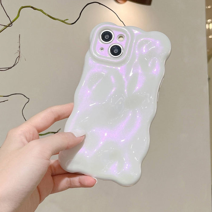 Estuche para teléfono Wave BubblesTPU, For iPhone 13 Pro Max, For iPhone 13 Pro, For iPhone 13, For iPhone 12, For iPhone 12 Pro Max