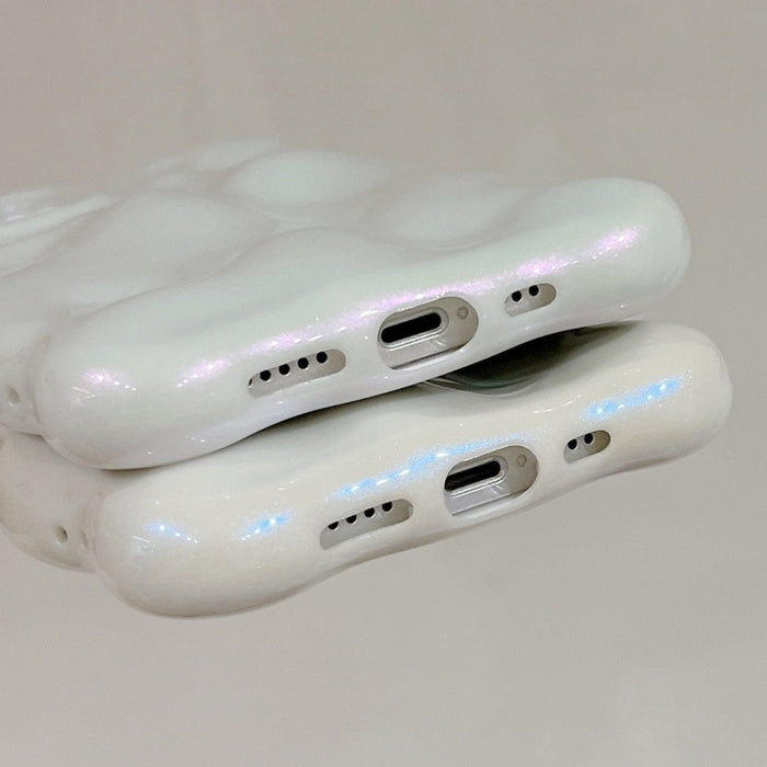 Estuche para teléfono Wave BubblesTPU, For iPhone 13 Pro Max, For iPhone 13 Pro, For iPhone 13, For iPhone 12, For iPhone 12 Pro Max