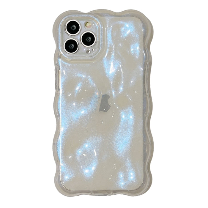 Estuche para teléfono Wave BubblesTPU, For iPhone 13 Pro Max, For iPhone 13 Pro, For iPhone 13, For iPhone 12, For iPhone 12 Pro Max