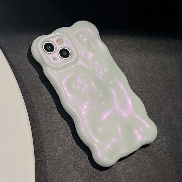 Estuche para teléfono Wave BubblesTPU, For iPhone 15 Plus, For iPhone 15, For iPhone 14, For iPhone 14 Pro, For iPhone 14 Pro Max