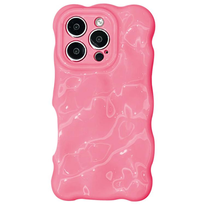 Estuche para teléfono Wave BubblesTPU, For iPhone 16 Pro Max, For iPhone 16 Pro, For iPhone 16 Plus, For iPhone 16, For iPhone 15 Pro Max