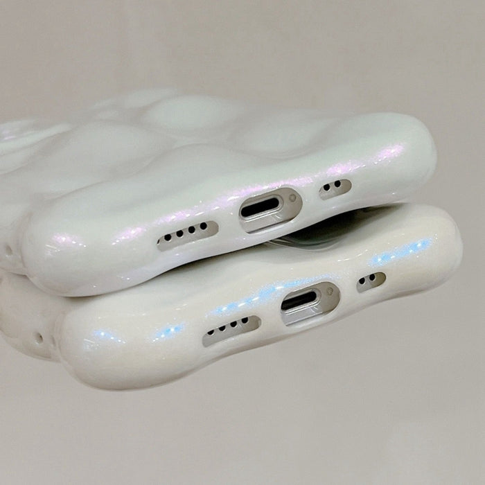 Estuche para teléfono Wave BubblesTPU, For iPhone 16 Pro Max, For iPhone 16 Pro, For iPhone 16 Plus, For iPhone 16, For iPhone 15 Pro Max