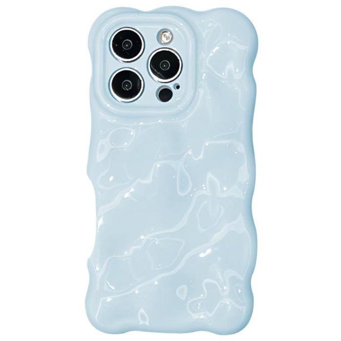 Estuche para teléfono Wave BubblesTPU, For iPhone 16 Pro Max, For iPhone 16 Pro, For iPhone 16 Plus, For iPhone 16, For iPhone 15 Pro Max
