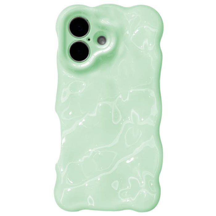 Estuche para teléfono Wave BubblesTPU, For iPhone 16 Pro Max, For iPhone 16 Pro, For iPhone 16 Plus, For iPhone 16, For iPhone 15 Pro Max