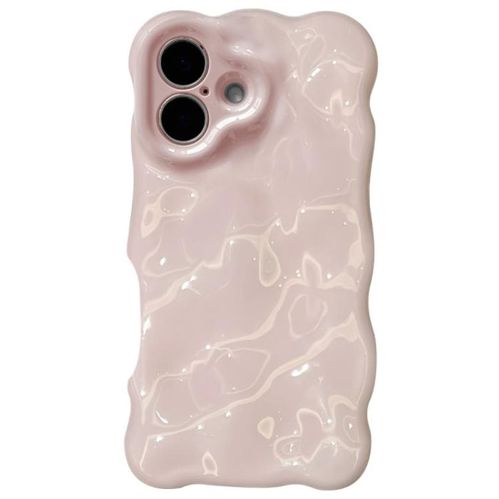 Estuche para teléfono Wave BubblesTPU, For iPhone 16 Pro Max, For iPhone 16 Pro, For iPhone 16 Plus, For iPhone 16, For iPhone 15 Pro Max