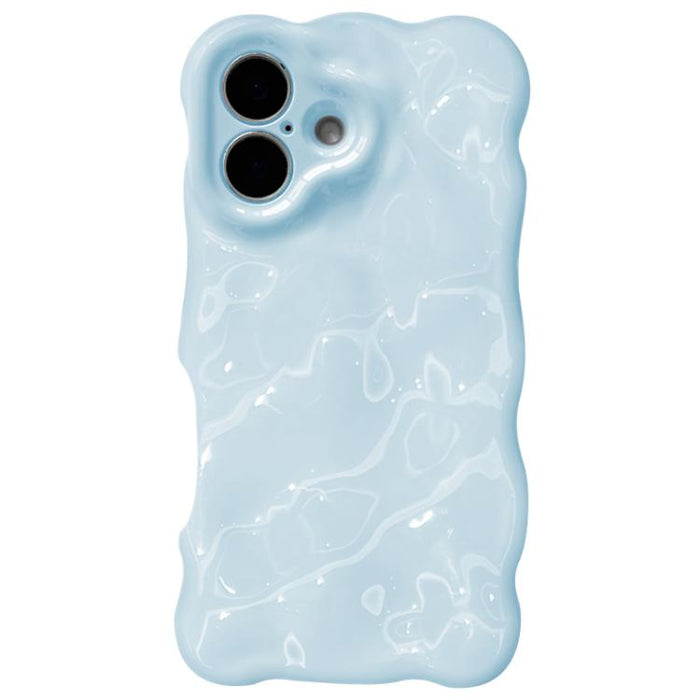 Estuche para teléfono Wave BubblesTPU, For iPhone 16 Pro Max, For iPhone 16 Pro, For iPhone 16 Plus, For iPhone 16, For iPhone 15 Pro Max