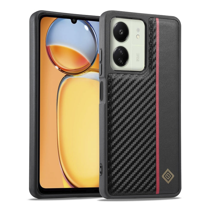 LC.IMEEKE 3 en 1 Funda de teléfono a prueba de golpes con textura de fibra de carbono, For Xiaomi Redmi Note 13 4G, For Xiaomi Redmi 13C / Poco C65, For Xiaomi Redmi Note 11, For Xiaomi Redmi Note 11 Pro 4G, For Xiaomi Redmi Note 12 Pro 5G             ...
