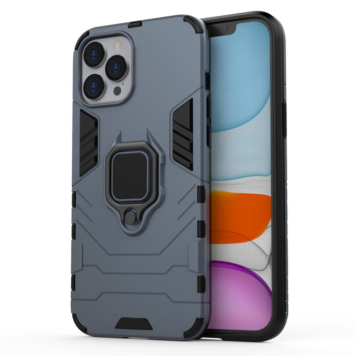 Funda protectora de PC + TPU a prueba de golpes con soporte de anillo magnético, For iPhone 12 / 12 Pro, For iPhone 12 Pro Max