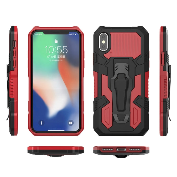 Machine Armor Warrior PC a prueba de golpes + funda protectora de TPU, For iPhone X / XS, For iPhone XR, For iPhone XS Max